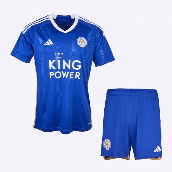 Camiseta Leicester City Primera equipo Niño 2023-24